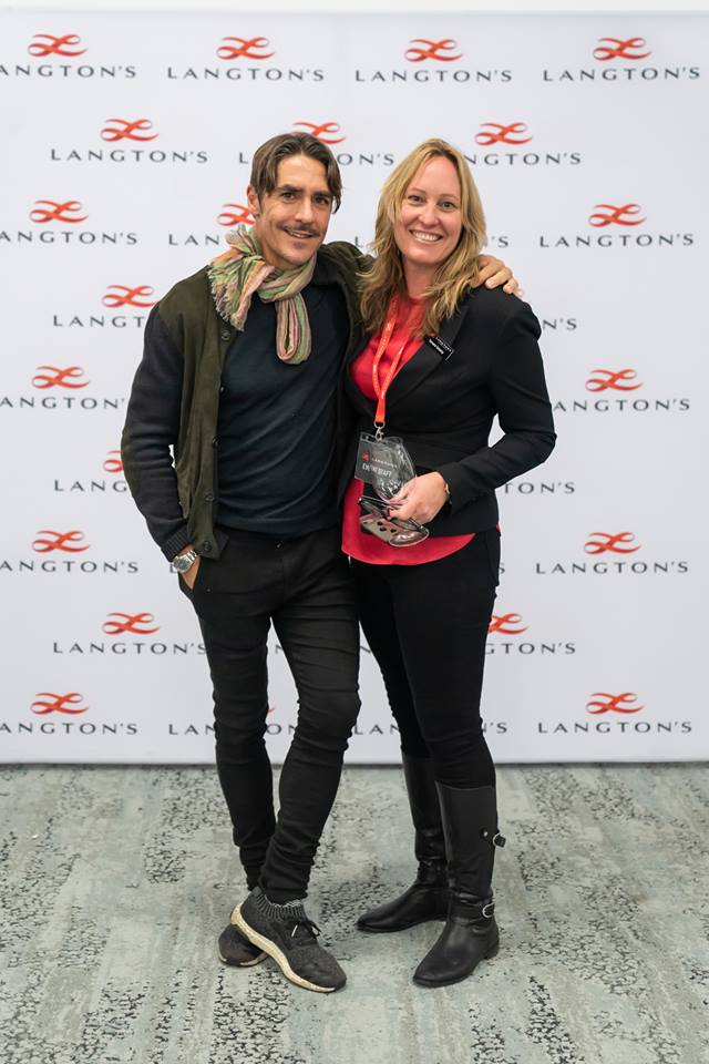 
				Ned Goodwin MW and Head of Auctions, Tamara Grischy at Classification VII Sydney